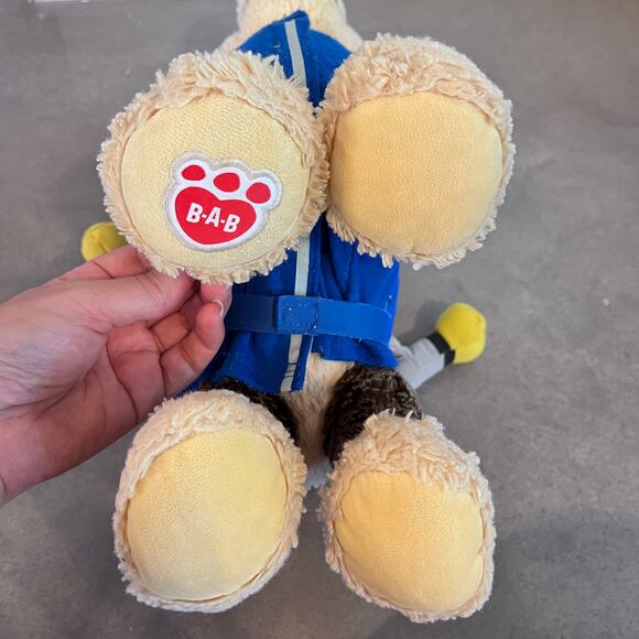 Build a Bear BAB Paw Patrol Chase cop pup stuffy gender neutral medium size - Picture 7 of 8